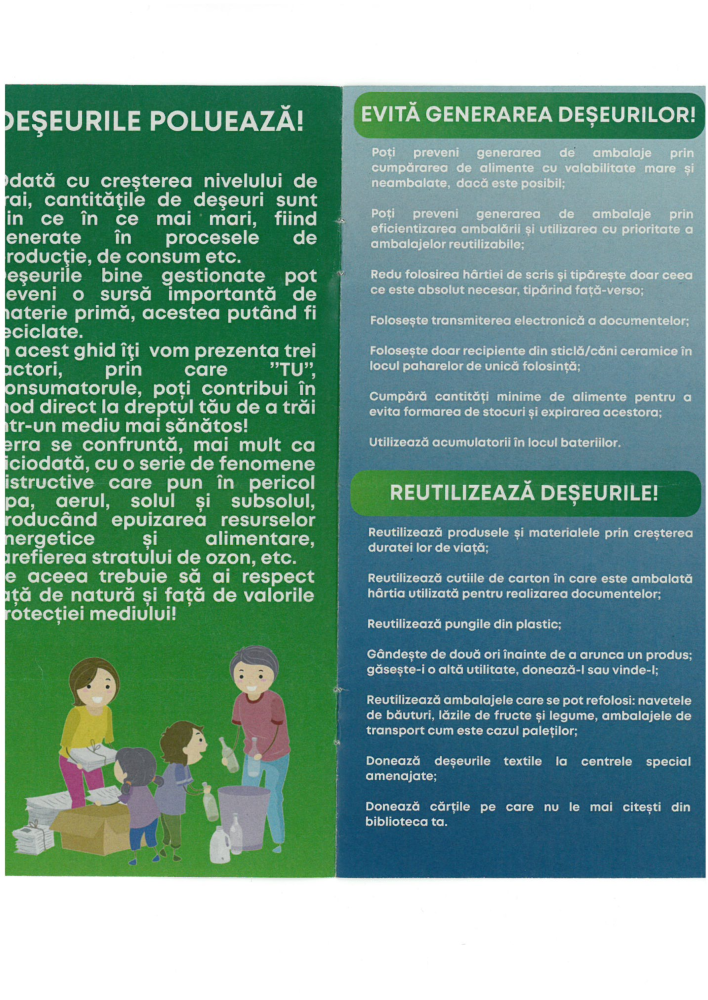 Informații privind reciclarea