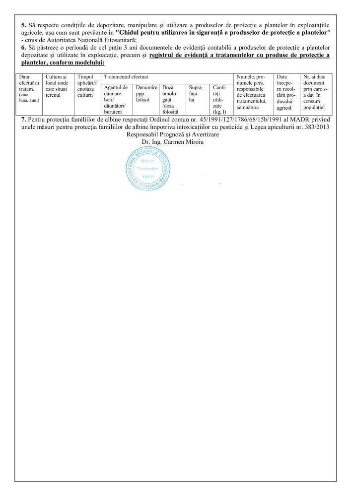 Oficiul Fitosanitar Vaslui recomandă efectuarea tratamentelor fitosanitare împotriva: Viermele merelor G1, T1+T2, Rapăn, Focul bacterian al rosaceelor, Făinare măr, Molia cojii fructelor, insecte minatoare care pot cauza pierderi importante la culturile măr, păr, gutui (2)