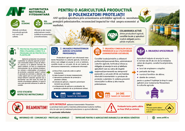 Informare privind protejarea albinelor